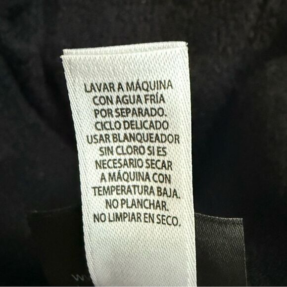 Felina Wide Leg Black Fuzzy Sweatpants Relaxed Fit Women’s Size Large - Picture 5 of 5